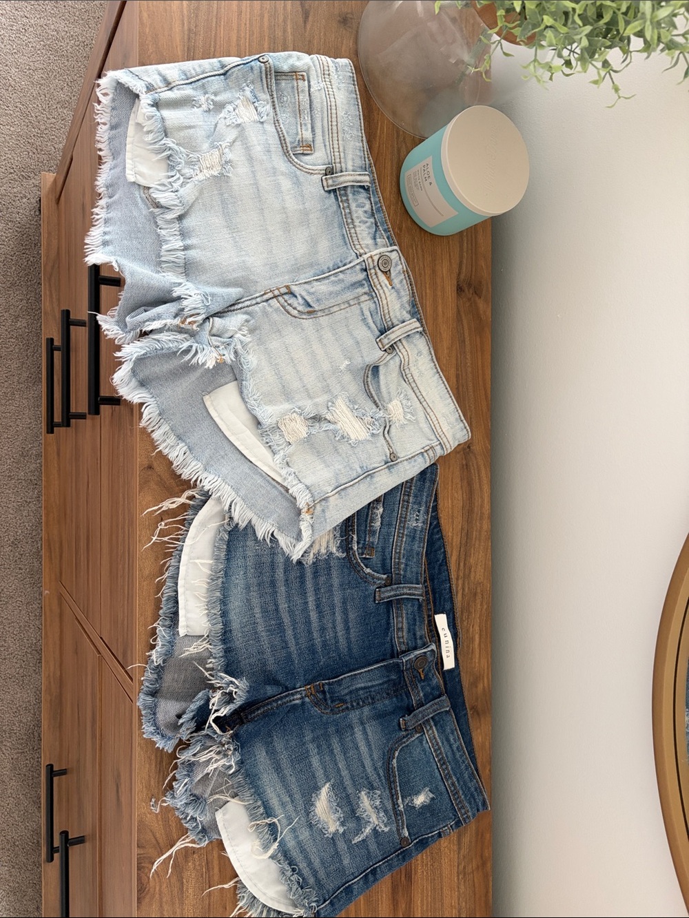 Set of 2 eunina low rise shorts